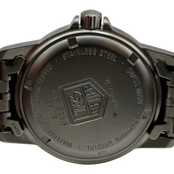 Tag Heuer 37mm Men's 1500 Series Black Dial SS Swiss Watch! Ref: WD1210-G-20! - Picture 9 of 11